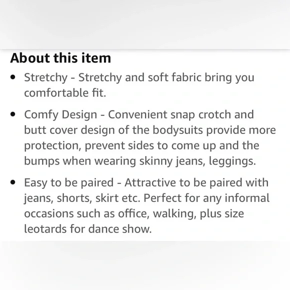 NWT Plus Size Bodysuit - Picture 6 of 16